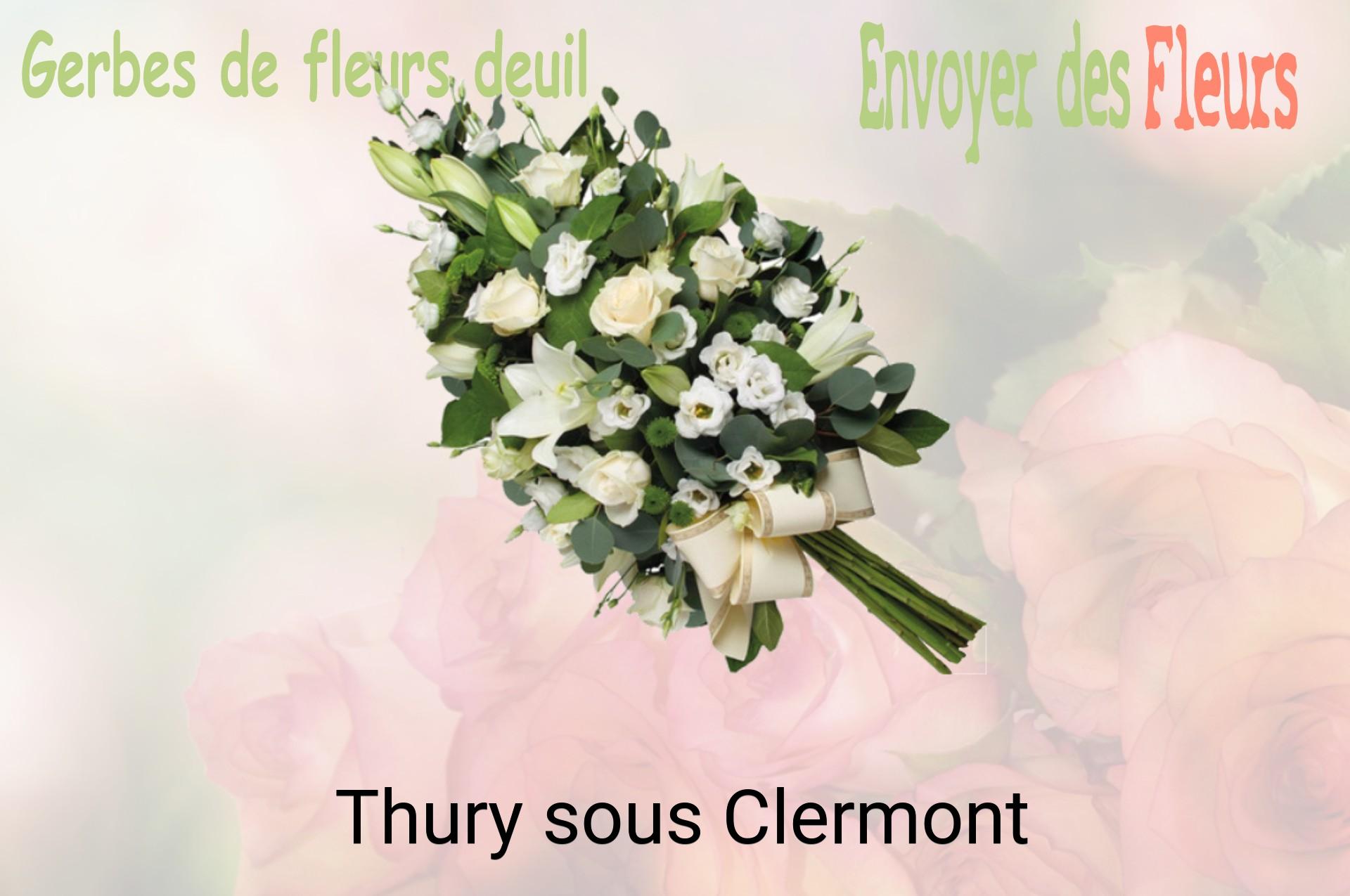 Gerbe de fleurs de deuil livrée à Thury-sous-Clermont